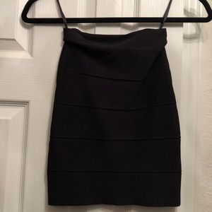 BCBG MaxAzria Black power skirt